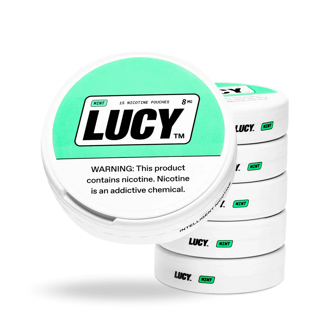 Lucy Nicotine Pouches 3.9 Oz Mint 8mg