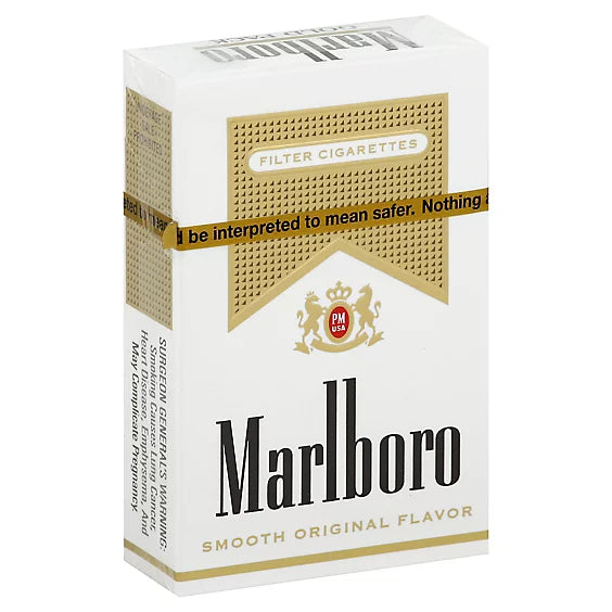 Marlboro Main Gold packaging| King