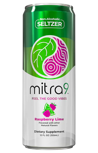 Mitra 9 Kratom Seltzer Raspberry Lime