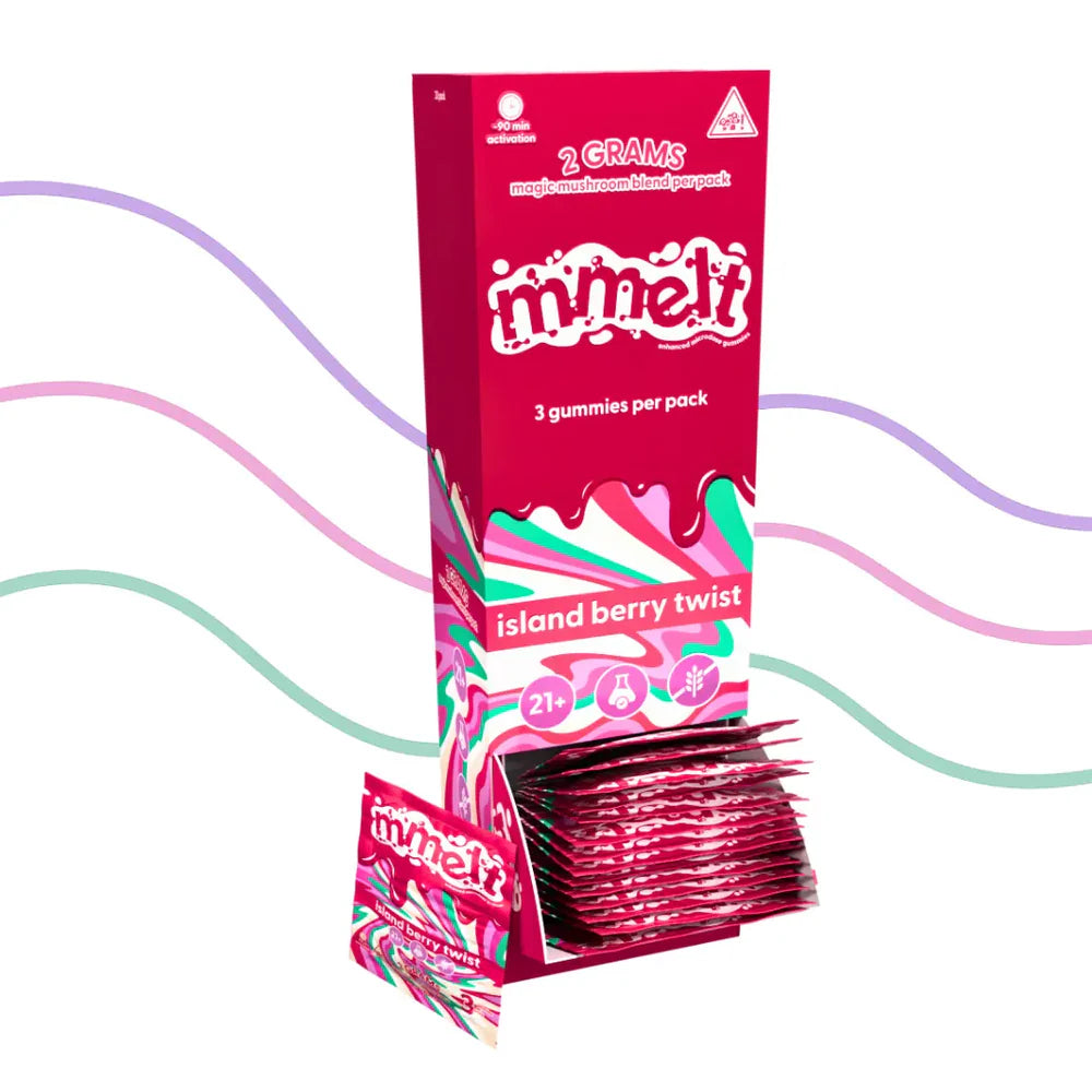 Mmelt Gummy 2G 3/20Pk Island Berry Twist with Packaging