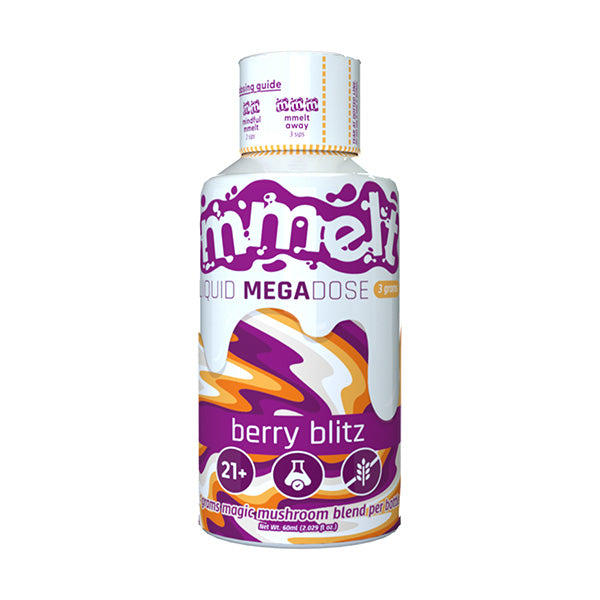 Mmelt Liquid Mega Dose 10Ct Berry Blitz (3g) (60ml)