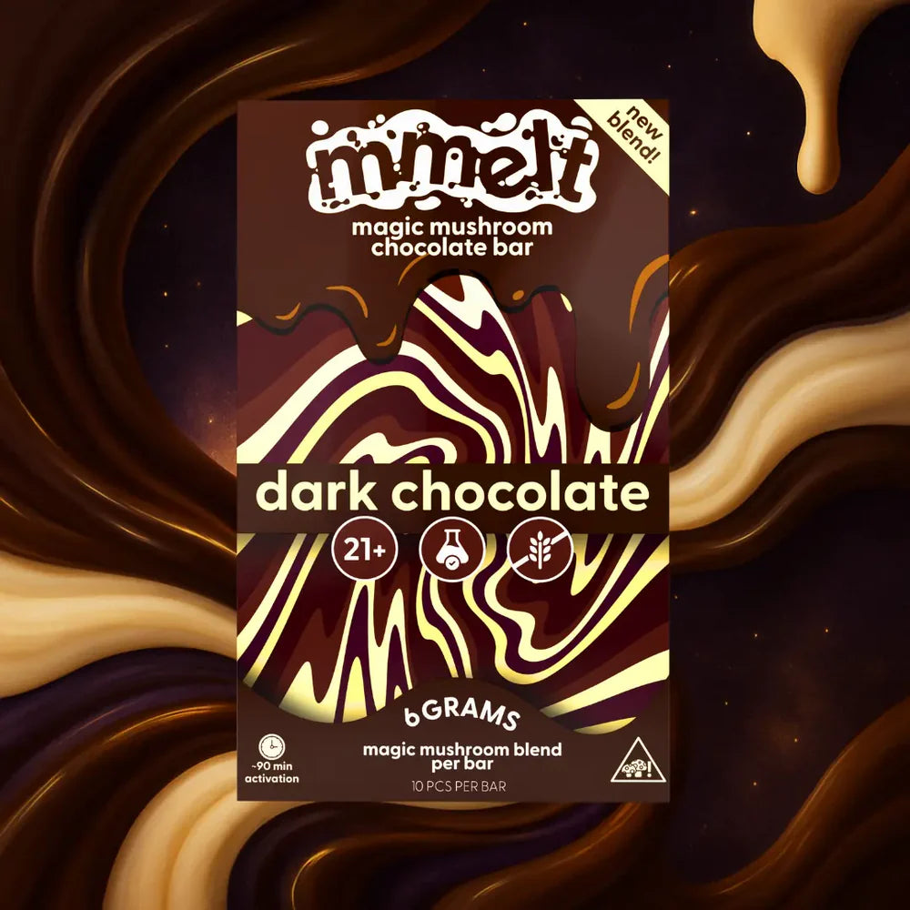 Mmelt Mushroom Chocolate Dark Chocolate (6g)