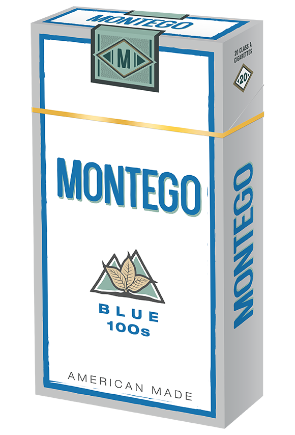 Montego Blue Blue 100s packaging