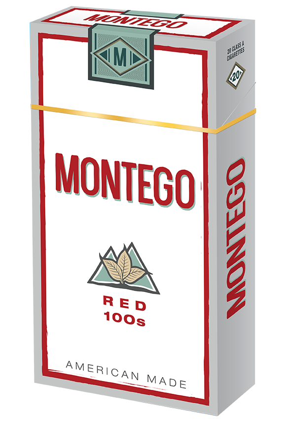 Montego Red 100s packaging