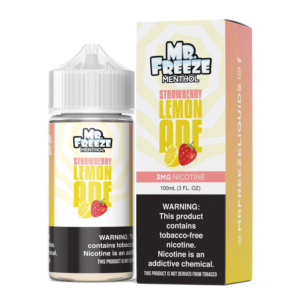 Mr. Freeze 60mL Strawberry Lemonade with Packaging