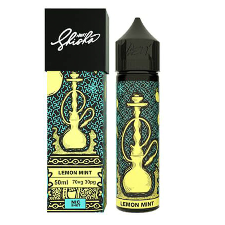 Nasty Shisha 60mL Lemon Mint with Packaging