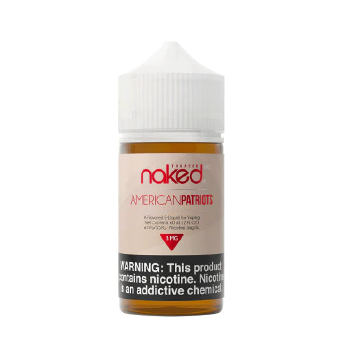 Naked 100 E-Liquid 60ml - AMERICAN PATRIOTS 