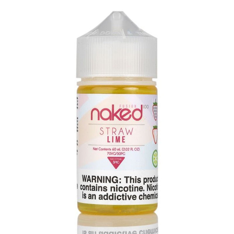 Naked 100 E-Liquid 60ml - STRAW LIME FUSION