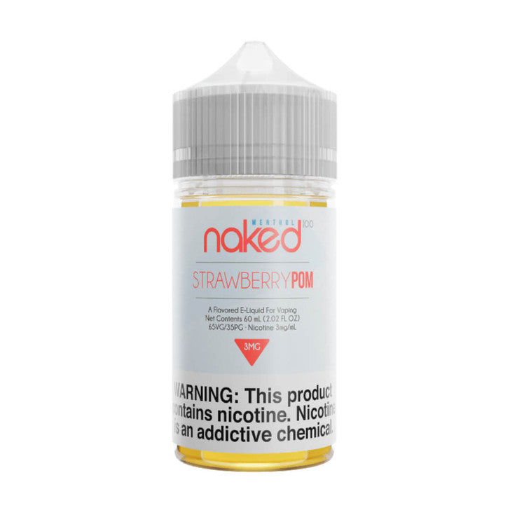 Naked 100 Series E-Liquid 60mL (Freebase) Strawberry Pom