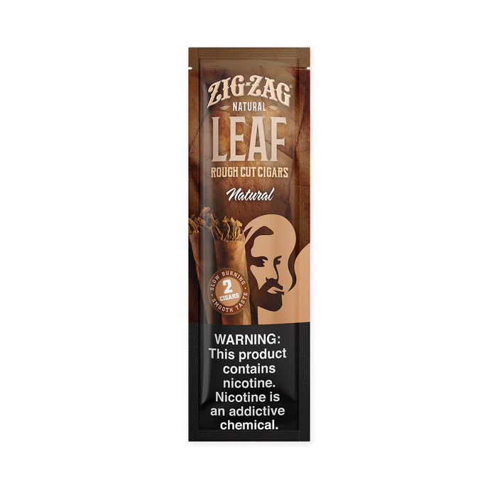 Zig-zag Natural Leaf Rough Cut Cigars Natural