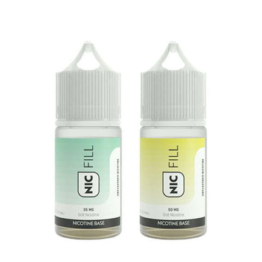 Nic Fill Unflavored Nicotine Concentrate 15mL | Group Photo