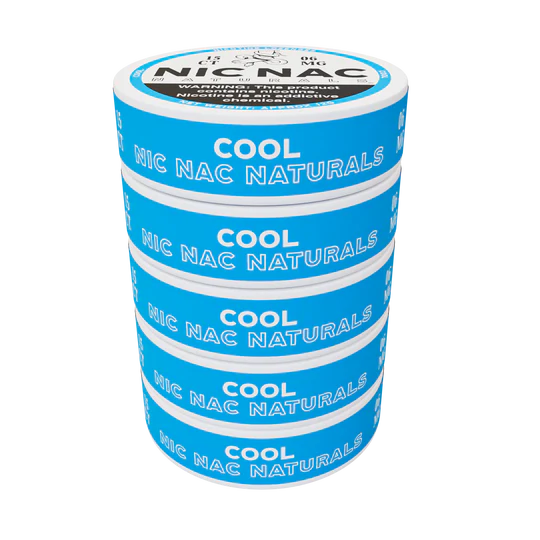 Nic Nac Naturals Nicotine Loznges 5Ct 2.11 Oz Cool 6mg