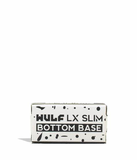 Wulf LX Slim Bottom Base White Black Spatter Packaging