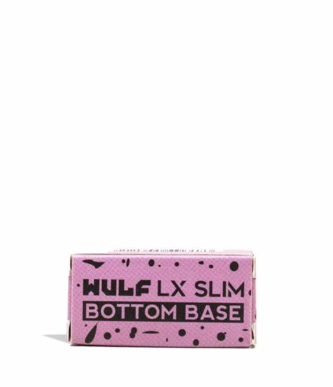 Wulf LX Slim Bottom Base Pink Black Spatter Packaging
