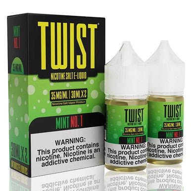 Twist Salts Series E-Liquid x2-30mL | Mint no.1 with Packaging