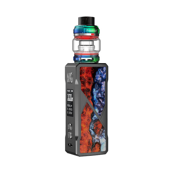 Freemax Maxus 100W Box Mod Starter Kit Metal Stabwood Rainbow
