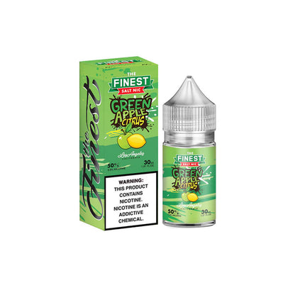 Finest Salt Series E-Liquid 30mL –   Green Apple Citrus with packaging