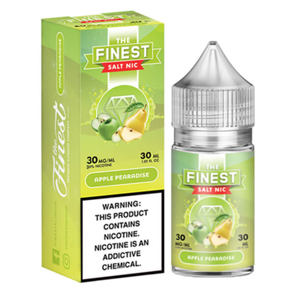 Finest Salt Series E-Liquid 30mL – Salt Nic- Blue-Apple Pearadise  with packaging