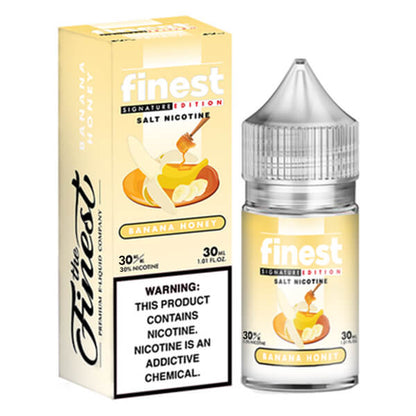 Finest Salt Series E-Liquid 30mL –  Banana Honey with packaging