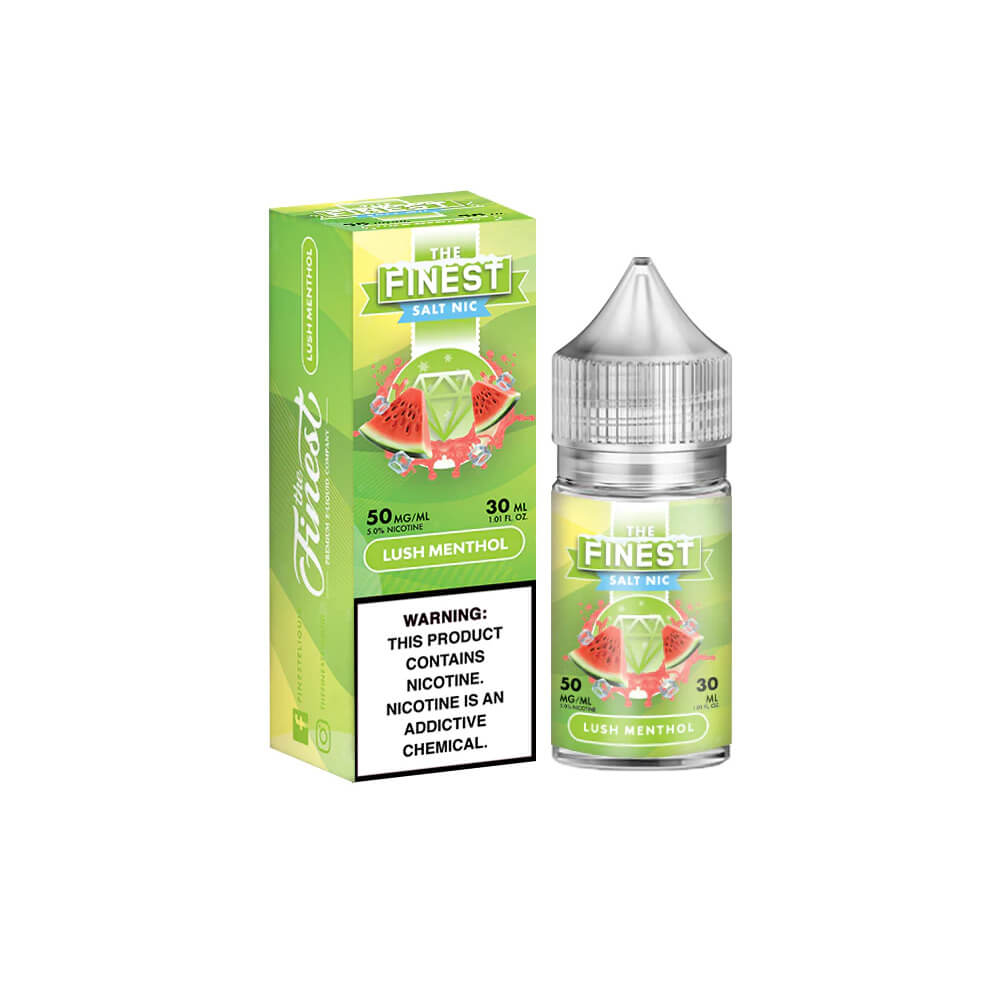 Finest Salt Series E-Liquid 30mL –   Lush Menthol with packaging