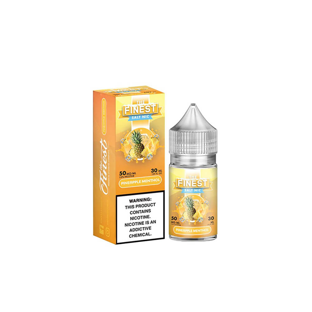 Finest Salt Series E-Liquid 30mL –   Pineapple Menthol with packaging