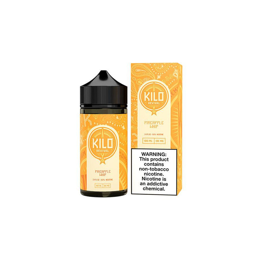 Kilo Revival TFN Series E-Liquid 100mL | Pineapple Whip with Packaging