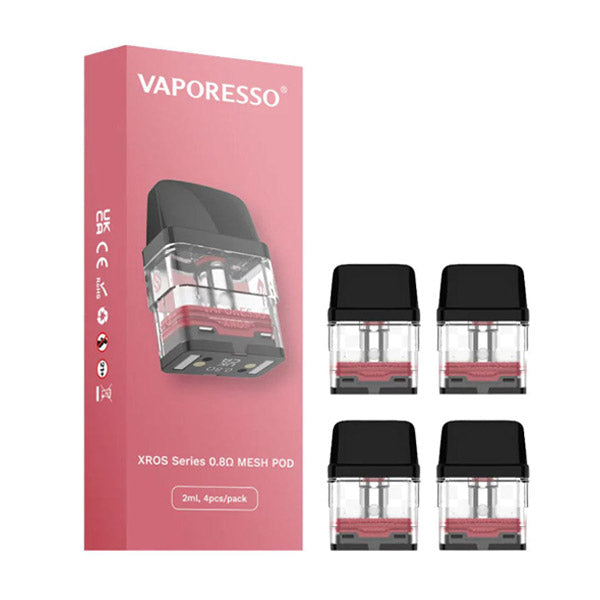 Vaporesso XROS Pods | 4-Pack | 0.8ohms with Packaging