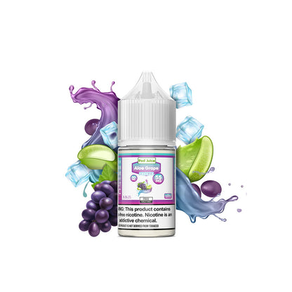 Pod Juice TFN Salt Series E-Liquid 30mL (Salt Nic) Aloe Grape Freeze