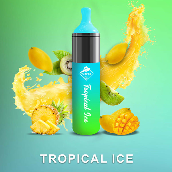 Tugpod EVO Disposable | 4500 Puffs | 10mL | 50mg | MOQ 10 | Tropical Ice