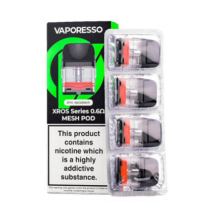 Vaporesso XROS Pods | 4-Pack | 0.6ohms with Packaging