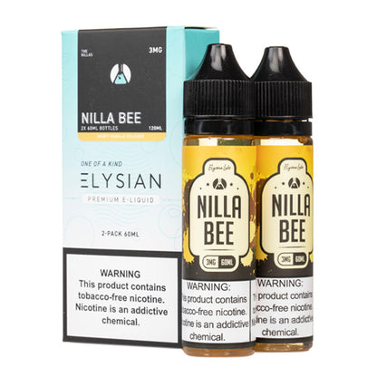 Elysian Series E-Liquid 120mL (Freebase) | Nilla Bee with packaging