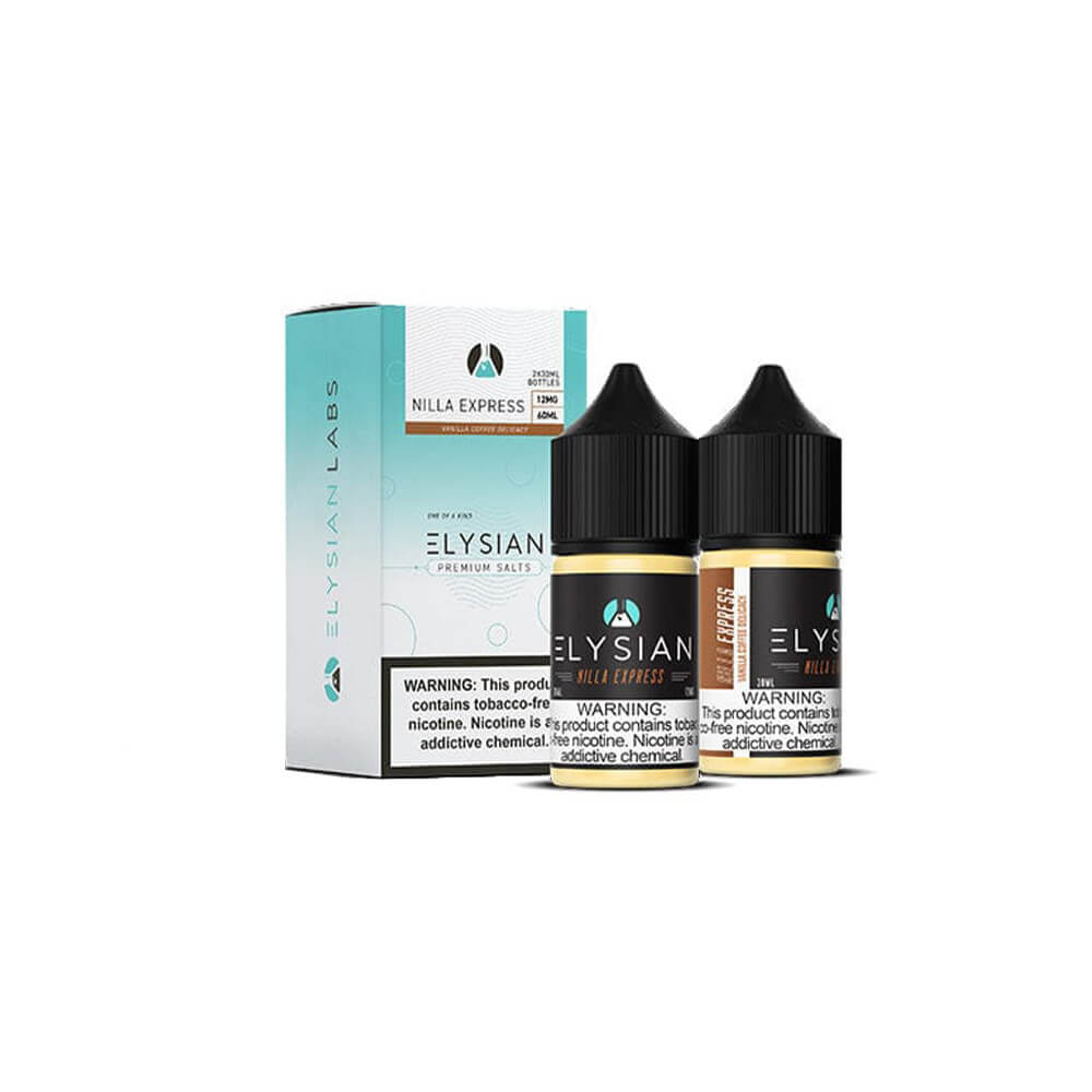 Elysian Salt Series E-Liquid x2-30mL (Salt Nic) | Nilla Express with packaging