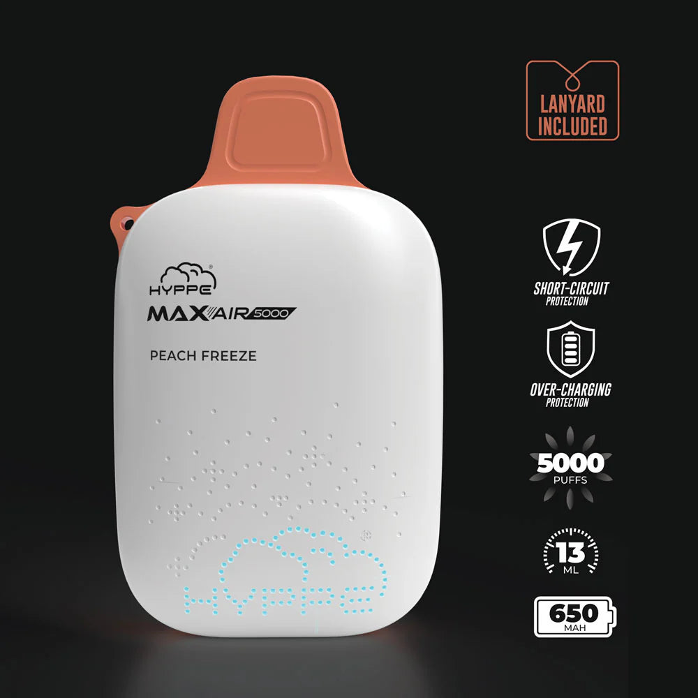 Hyppe Max Air Disposable 5000 Puffs 13mL 50mg | MOQ 5