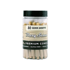 BLAZY SUSAN CONES UNBLEACHED 50CT, 53MM