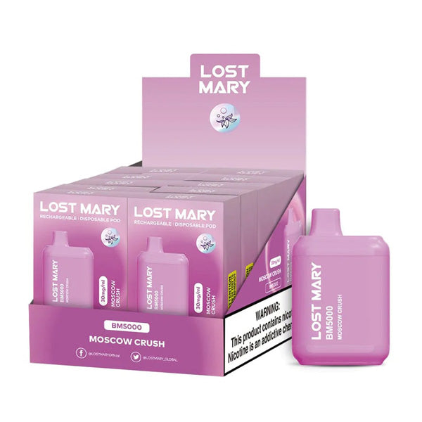 Lost Mary BM5000 3% 10PK | Moscow Crush with packaging