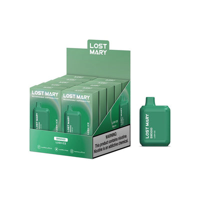 Lost Mary BM5000 3% 10PK | Lush Ice with packaging