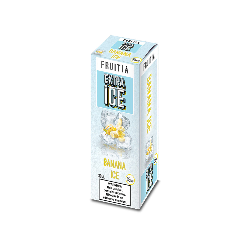 Fresh Farms FRUITIA Salt Series E-Liquid 30mL (Salt Nic) | Banana Ice EXTRA ICE with Packaging