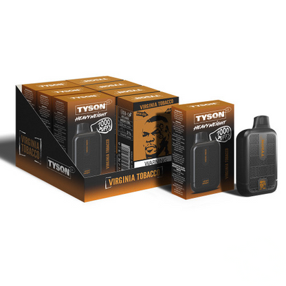 Tyson 2.0 Heavy Weight Disposable 7000 Puff 15mL 50mg | MOQ 10 Virginia Tobacco with Packaging