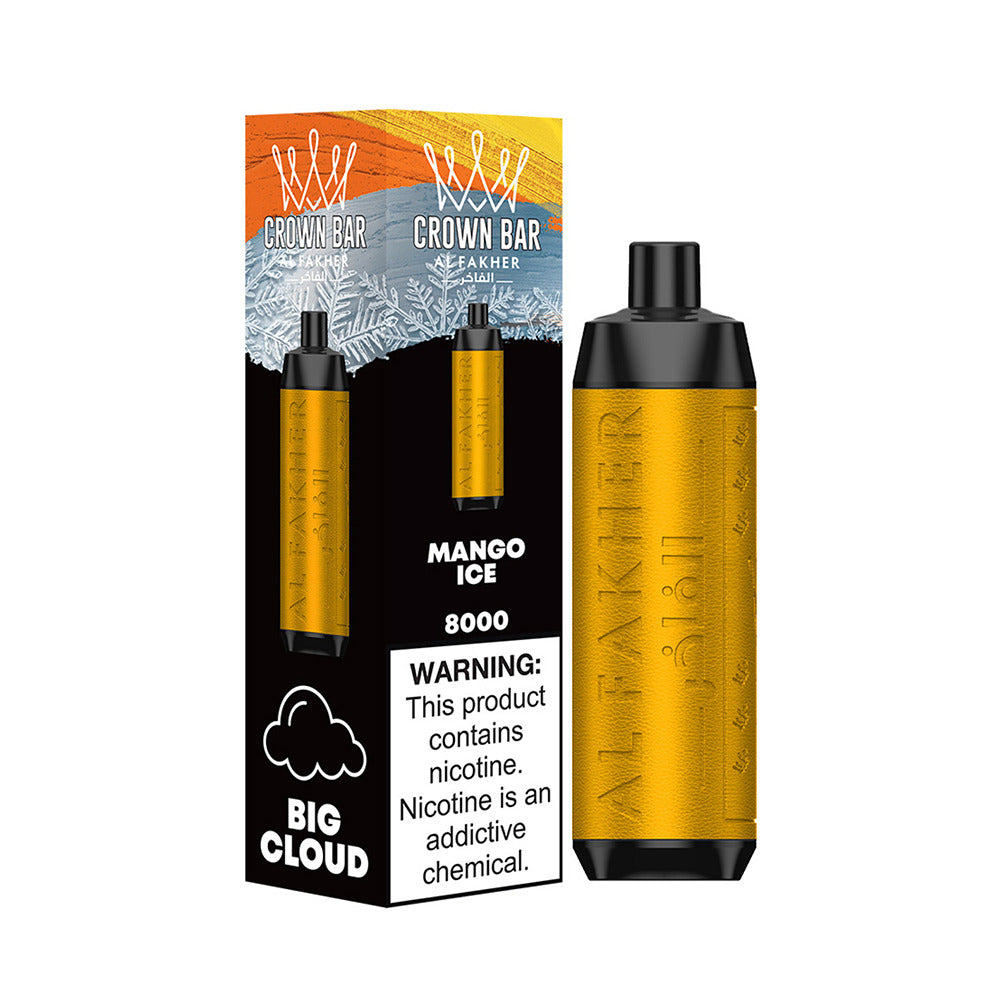 Crown Bar AF8000 Disposable 8000 Puffs 18mL 50mg | MOQ 10 Mango Ice