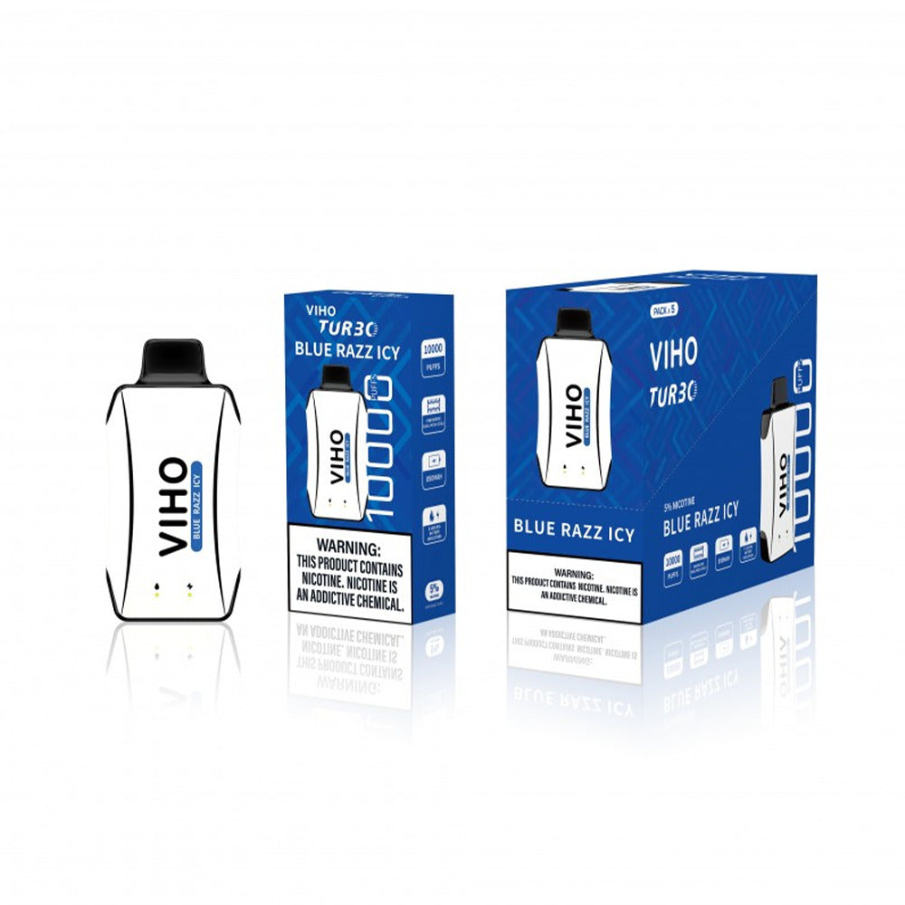 Viho Turbo Disposable 10000 Puffs (17mL) | MOQ 5 | Bue Razz Icy with Packaging