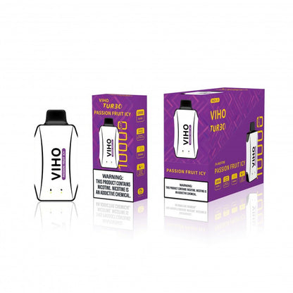 Viho Turbo Disposable 10000 Puffs (17mL) | MOQ 5 | Passion Fruit Icy with Packaging
