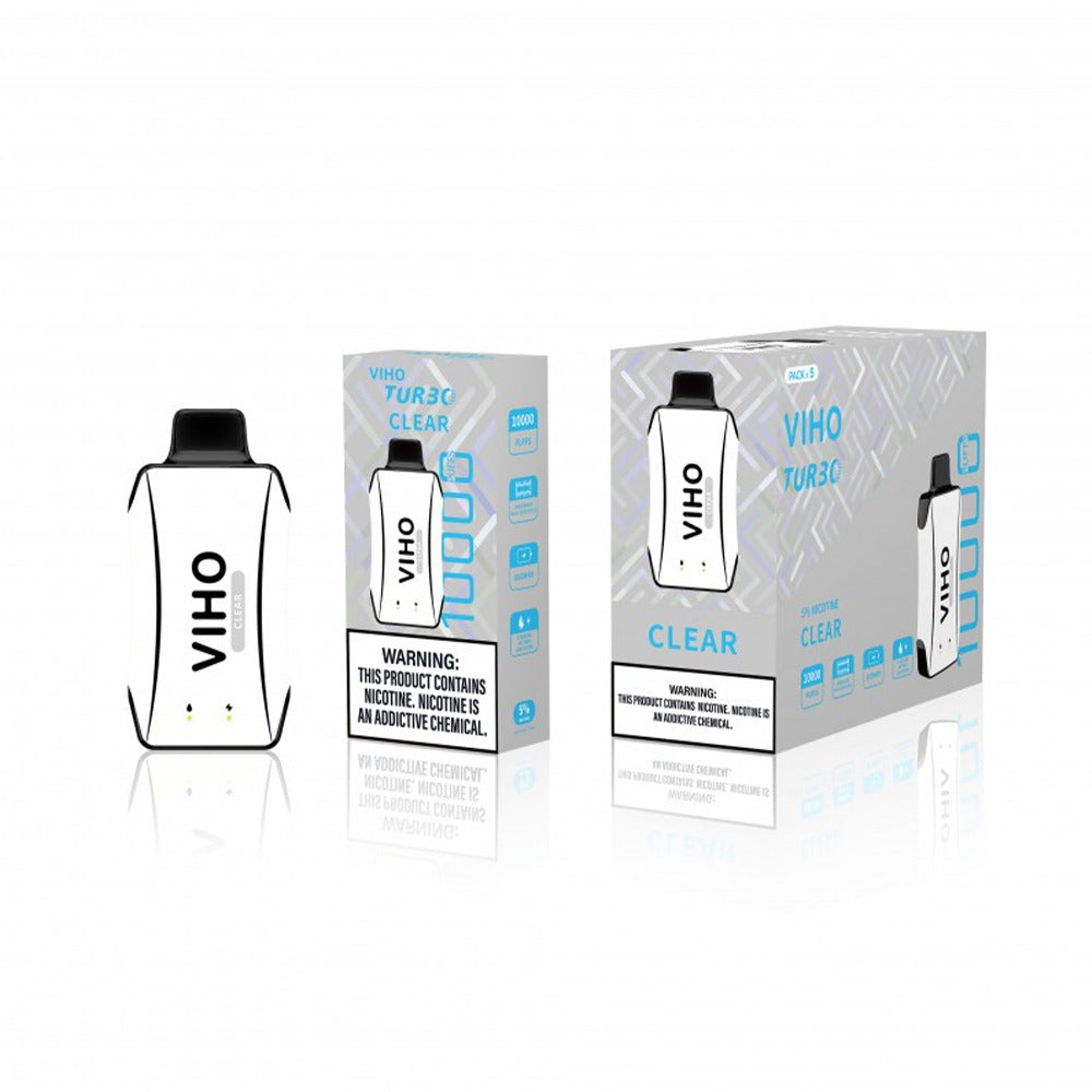 Viho Turbo Disposable 10000 Puffs (17mL) | MOQ 5 | Clear with Packaging