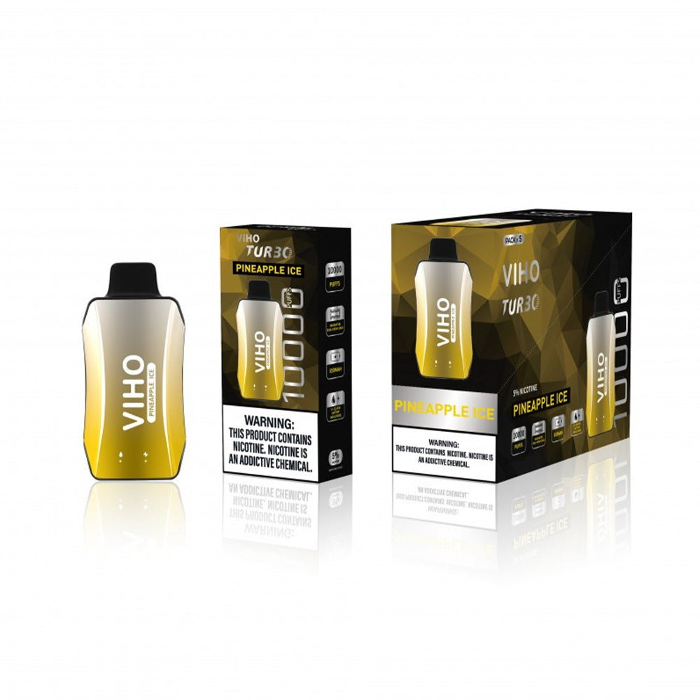 Viho Turbo Disposable 10000 Puffs (17mL) | MOQ 5 | Pineapple Ice with Packaging