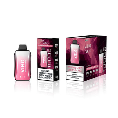 Viho Turbo Disposable 10000 Puffs (17mL) | MOQ 5 | Strawberry Cheesecake with Packaging