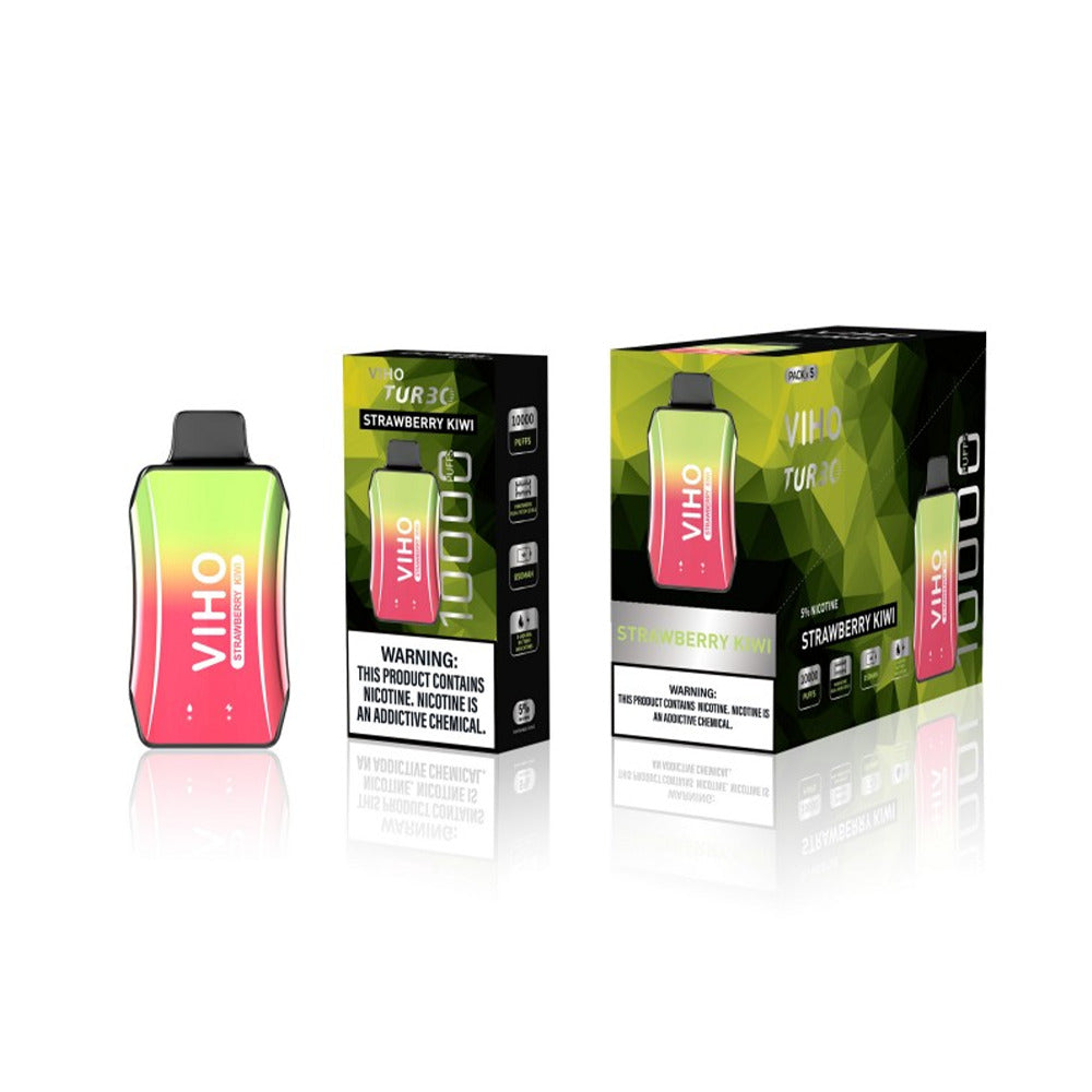 Viho Turbo Disposable 10000 Puffs (17mL) | MOQ 5 | Strawberry Kiwi with Packaging