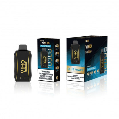 Viho Turbo Disposable 10000 Puffs (17mL) | MOQ 5 | Blue Power with Packaging