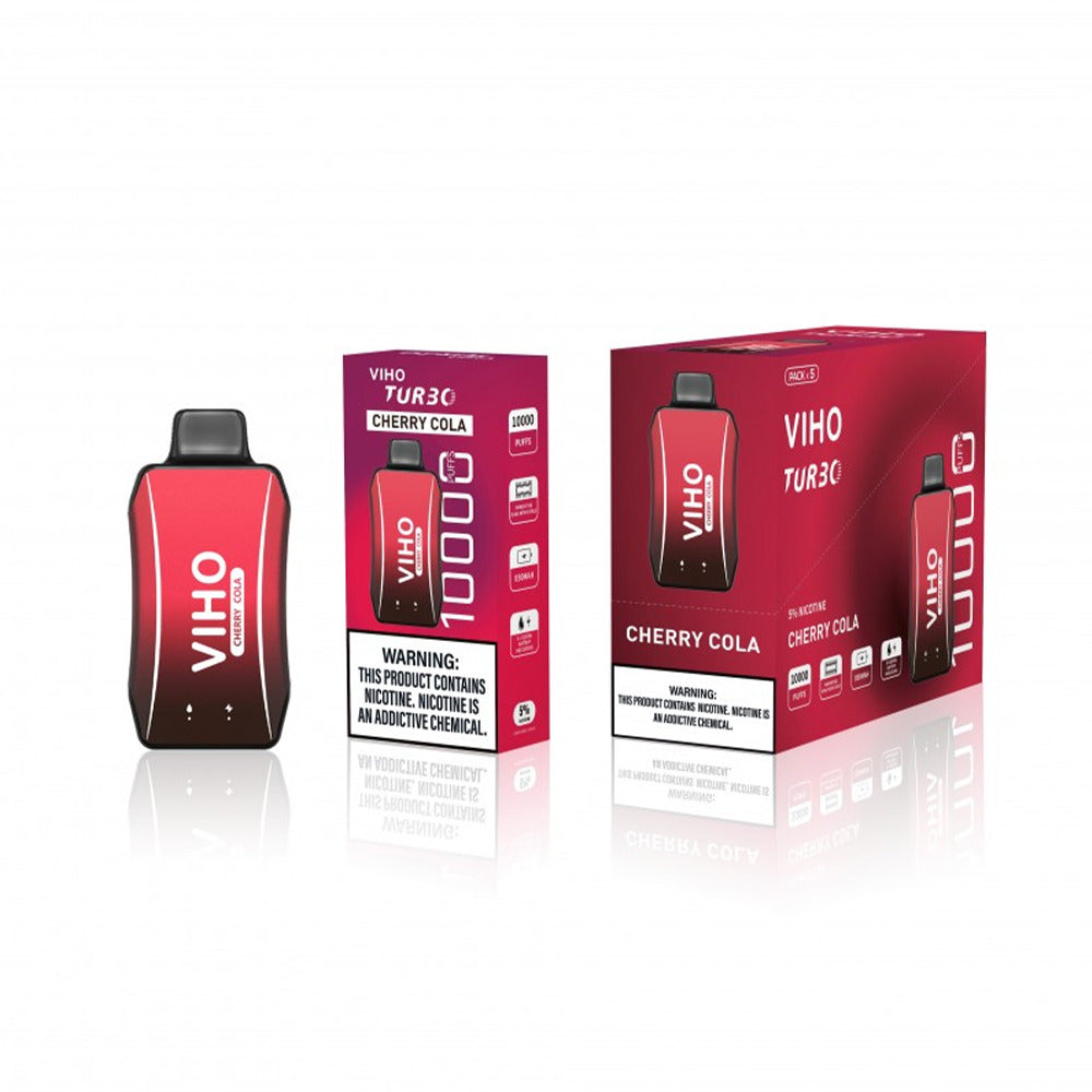 Viho Turbo Disposable 10000 Puffs (17mL) | MOQ 5 | Cherry Cola with Packaging