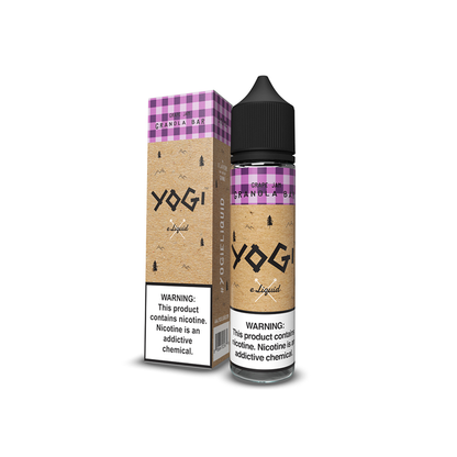 Yogi E-Liquid (Original & Farms Series)(Freebase) 60ml Grape Jam with packaging