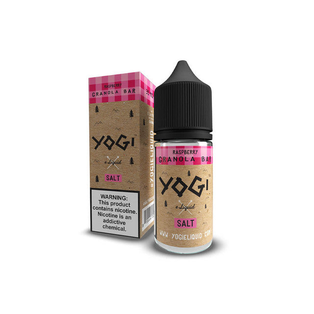 Yogi Salt Series E-Liquid 30mL | Raspberry with packaging