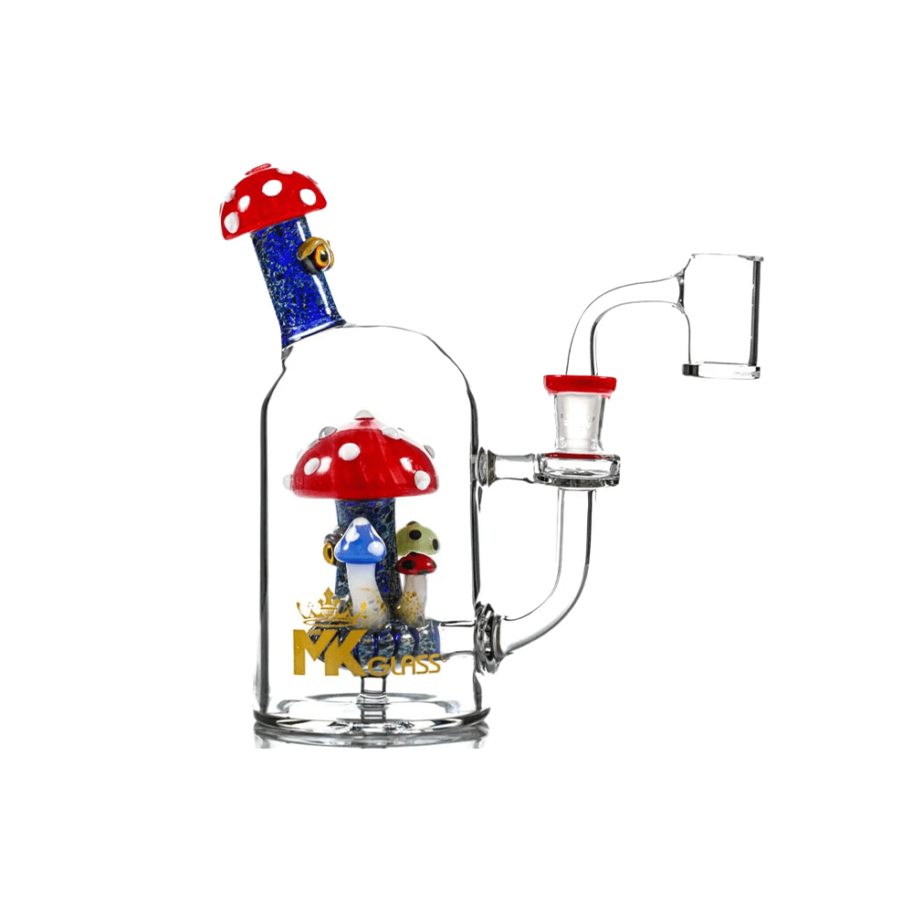 MKGlass MK100 Trippy Mushroom Premium Dab Kit 7″ Water Pipe